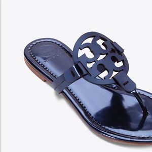 💋SOLD💋Tory Burch Miller Sandal in metallic blue